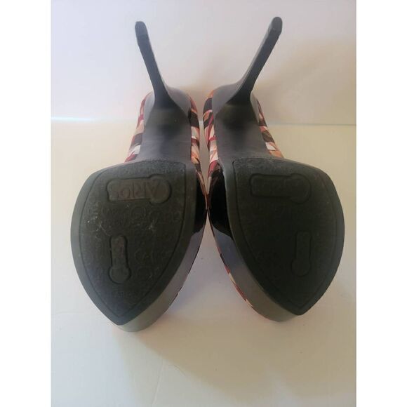 Carlos Santana Women's Multicolor Plaid Platform Stiletto Pumps Size 9 - Picture 5 of 7